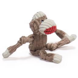 Hugglehound Stuey Sock Monkey Hundens Sjove LegeAbe